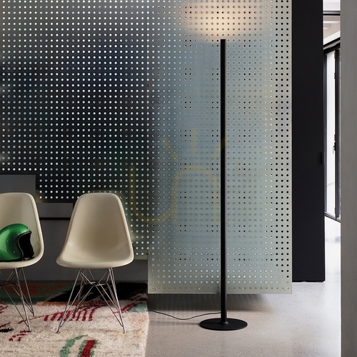 Kontrollera Stående lampa Ideallux LOOK PT1 NERO svart LED dimbar 180 cm 304915