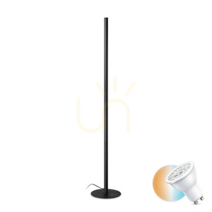 Stående lampa Ideallux LOOK PT1 NERO svart LED dimbar 180 cm 304915 small 0