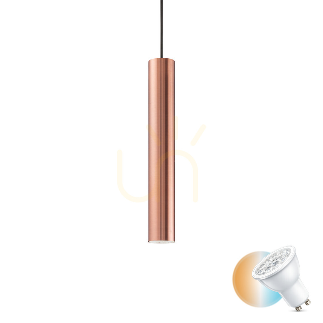 Kontrollera Pendellampa Ideallux Look SP1 D06 koppar 141855 Pendellampa Ideallux Look SP1 D06 koppar 141855