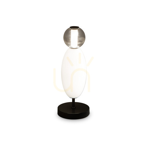 Kontrollera Bordslampa Ideallux LUMIERE TL vit glas/metall LED 18W 50 cm 314204