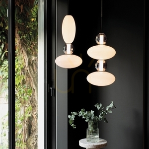 Pendellampa Ideallux Lumiere 1 SP vit glas 28 cm LED 27W 314143 1 Pendellampa Ideallux Lumiere 1 SP vit glas 28 cm LED 27W 314143 small 1