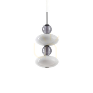 Pendellampa Ideallux Lumiere vit glas/metall LED 34W Ø28 cm 314167 0 Pendellampa Ideallux Lumiere vit glas/metall LED 34W Ø28 cm 314167 small 0