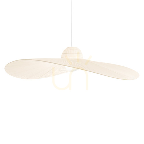 Kontrollera Pendellampa Ideallux Madame SP1 Avorio elfenben tyg Ø110 cm 219875