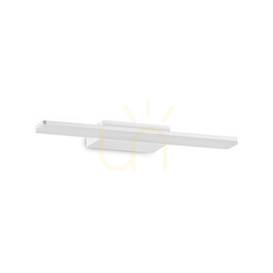 Utomhusvägglampa Ideallux MAKE-UP AP D45 vit LED 12W 287652 small 0