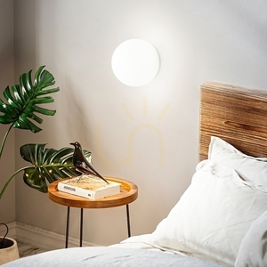 Vägglampa Ideallux MAPA BIANCO AP1 D20 vit glas metall 059815 small 1