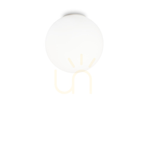 Kontrollera Plafond Ideallux MAPA BIANCO PL1 D40 vit glas metall 059839