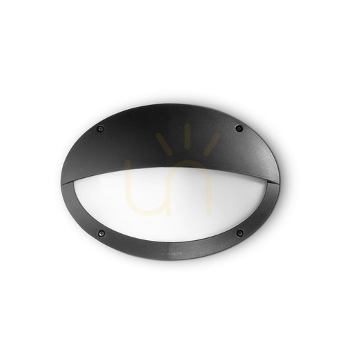 Kontrollera Utomhus vägglampa Ideallux Polar svart E27 33 cm 096728