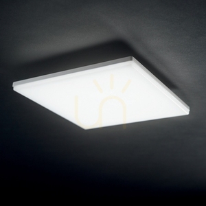 Ideal Lux MIB PL Square takarmatur för utomhusbruk vit LED 18 W 4000 K 30 cm 202921 small 1