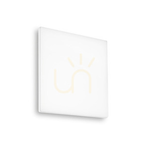Ideal Lux MIB PL Square takarmatur för utomhusbruk vit LED 18 W 4000 K 30 cm 202921 small 0