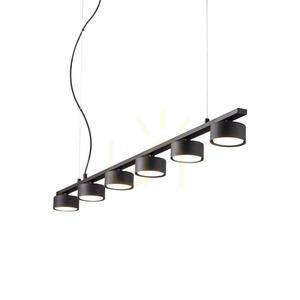 Taklampa Ideallux MINOR Linear SP6 svart 6xGX53 235486 small 0