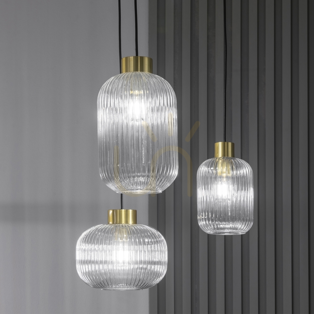 Förhandsvisning Hänglampa Ideallux MINT SP1 Fume glas 24 cm 237398 Hänglampa Ideallux MINT SP1 Fume glas 24 cm 237398