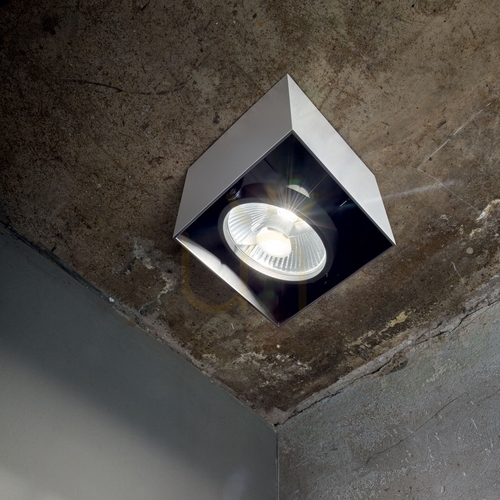 Kontrollera Plafond Ideallux Mood PL1 D15 Round Bianco vit GU10 140872