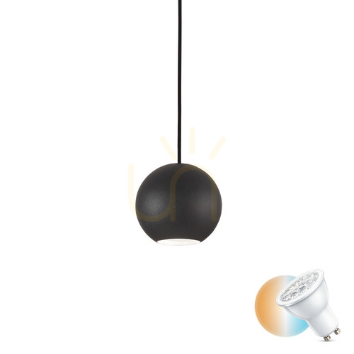Kontrollera Taklampa Ideallux MR JACK SP1 Small svart metall GU10 231259