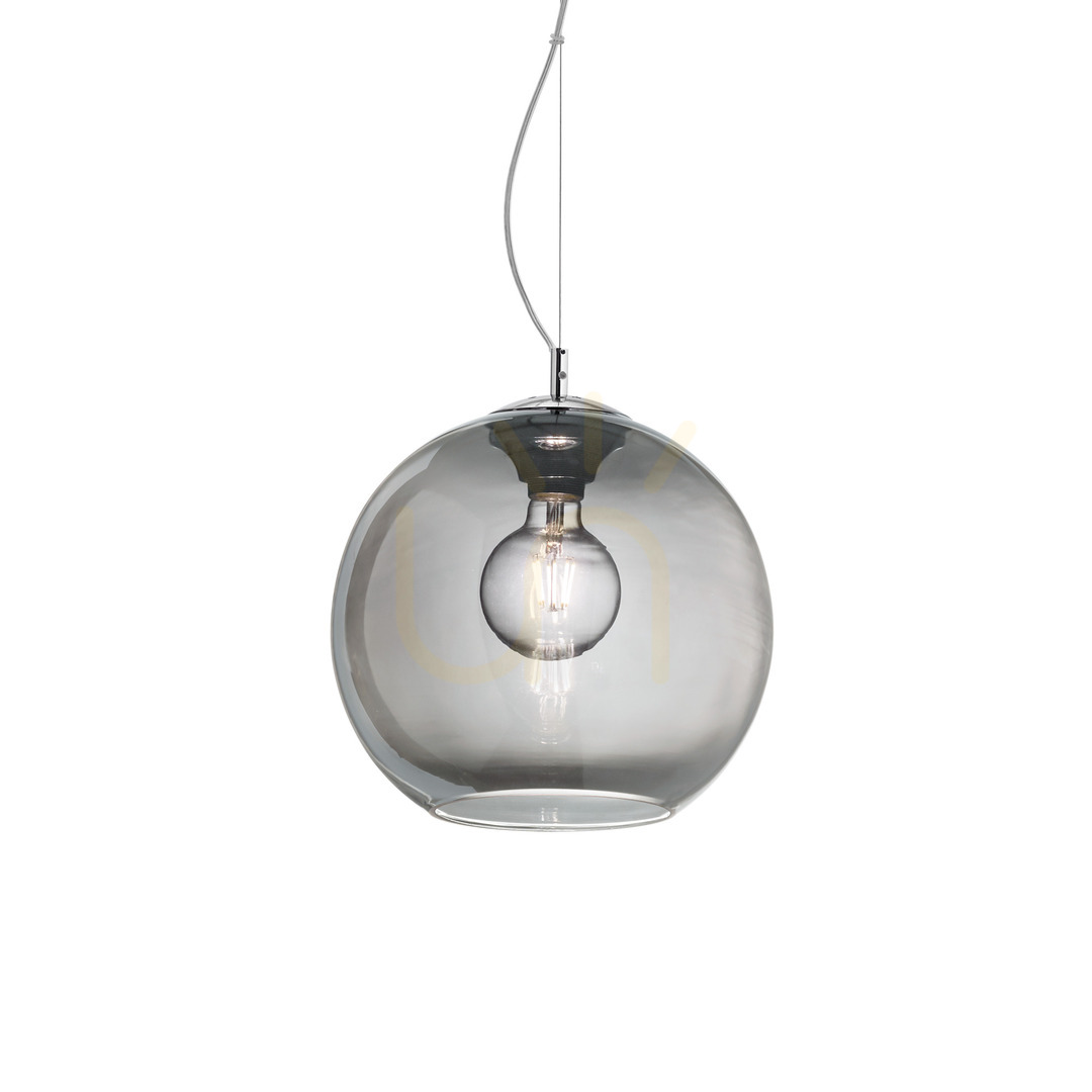 Kontrollera Taklampa Ideallux NEMO SP1 D20 FUME rökfärgat glas 20 cm 250311 Taklampa Ideallux NEMO SP1 D20 FUME rökfärgat glas 20 cm 250311