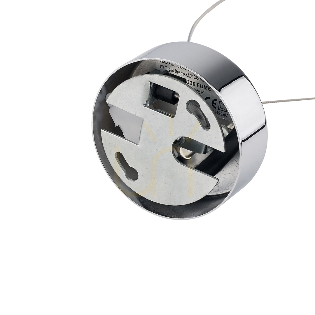 Utsikt Pendellampa Ideallux NEMO SP1 D30 krom glas 149592 Pendellampa Ideallux NEMO SP1 D30 krom glas 149592