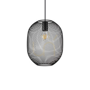 Taklampa Ideallux NET SP1 D24 328119 svart/guld Ø24,5 cm small 0
