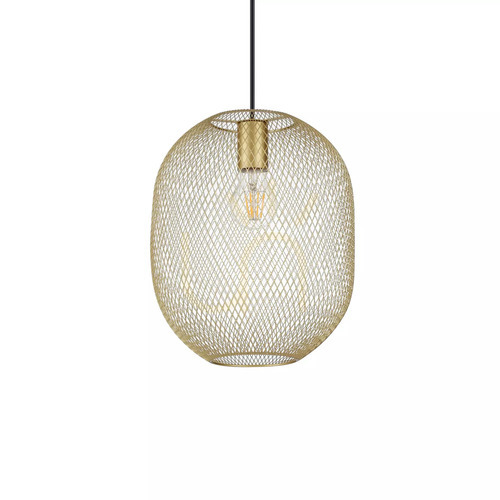 Kontrollera Taklampa Ideallux NET SP1 D24 svart/guld 317267