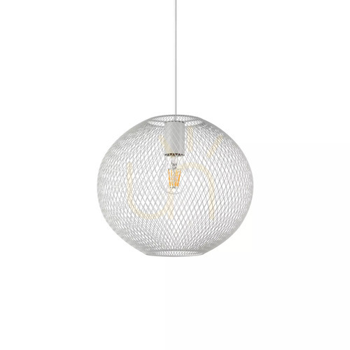 Kontrollera Pendellampa Ideallux NET SP1 vit metall 29,5 cm 328102