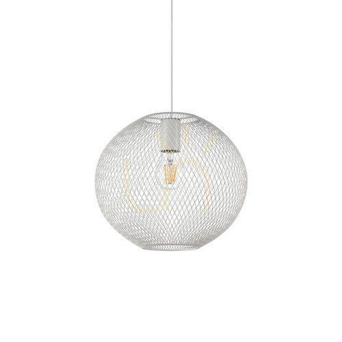 Kontrollera Pendellampa Ideallux NET SP1 vit metall 29,5 cm 328102
