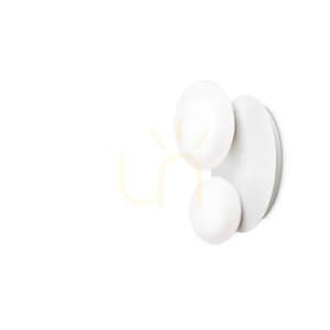 Plafond Ideallux NINFEA PL2 BIANCO vit 306957 small 0