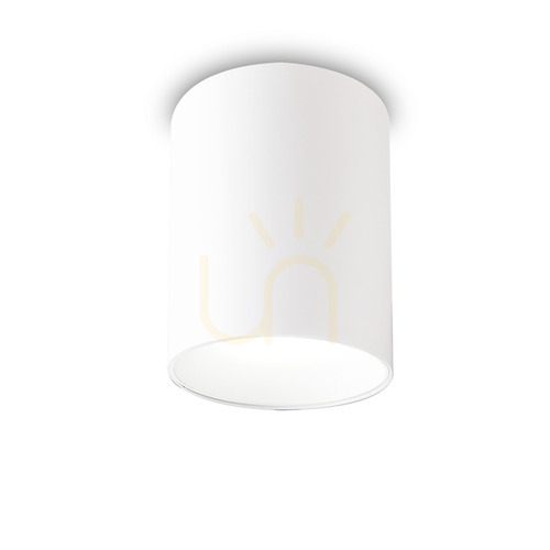 Kontrollera Plafond Ideallux NITRO PL ROUND D10 vit LED 25W 3000K 319568