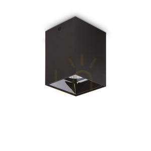 Plafond Ideallux NITRO PL SQUARE D07 svart LED 15W 206028 small 0