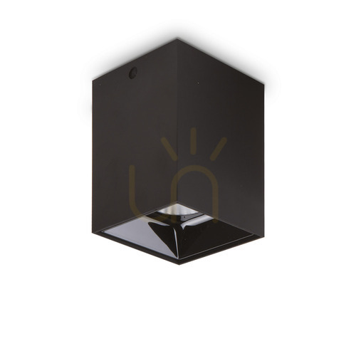 Kontrollera Plafond Ideallux NITRO PL SQUARE D10 svart LED 25W 3000K 319582