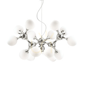 Taklampa Ideallux Nodi SP15 Bianco vit 15-ljus Ø105 cm 082073 small 0