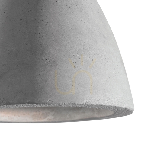Kontrollera Taklampa Ideallux OIL SP1 grå betong Ø14 cm 110431