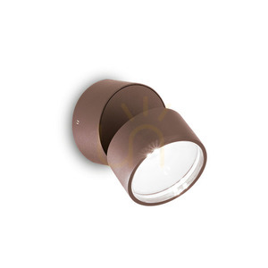 Utomhusvägglampa Ideallux OMEGA Round brun 4000K 7W IP54 285498 0 Utomhusvägglampa Ideallux OMEGA Round brun 4000K 7W IP54 285498 small 0