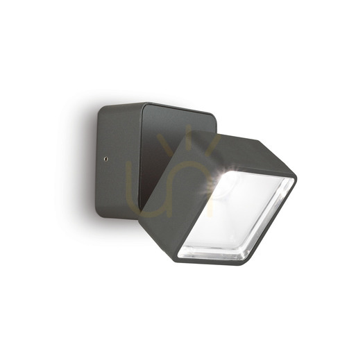 Kontrollera Utomhusvägglampa Ideallux OMEGA Square antracit LED 7W 4000K 285511