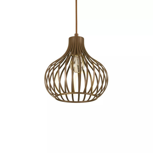 Kontrollera Taklampa Ideallux ONION SP1 D23 brun metall 205281