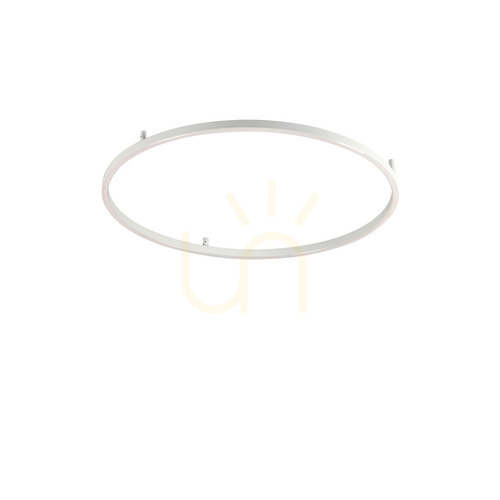 Kontrollera Plafond Ideallux Oracle Slim D050 rund vit LED 3000K 50 cm 265971
