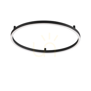 Plafond Ideallux Oracle Slim D90 svart LED 3000K 266022 small 0