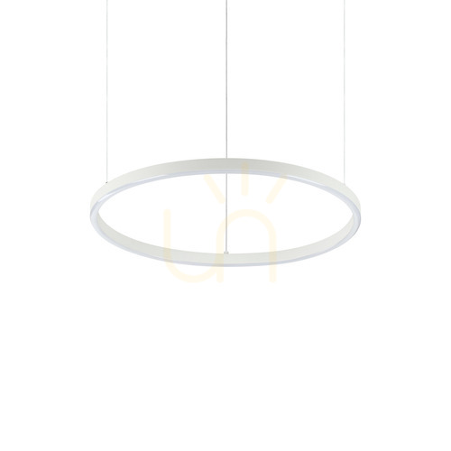 Kontrollera Pendellampa Ideallux Oracle Slim D050 rund vit 3000K dimbar 50 cm 304373