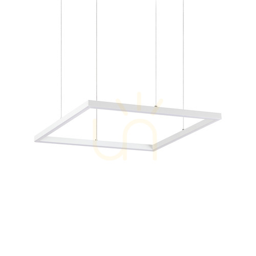 Kontrollera Pendellampa Ideallux Oracle Slim D50 vit LED 3000K 33W 259154