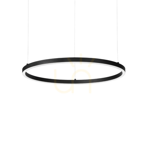 Kontrollera Pendellampa Ideallux Oracle Slim D70 svart LED 3000K 229515