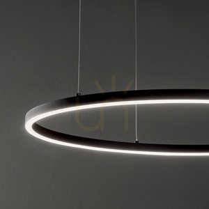 Pendellampa Ideallux Oracle Slim D70 rund vit LED 3000K 229485 small 2
