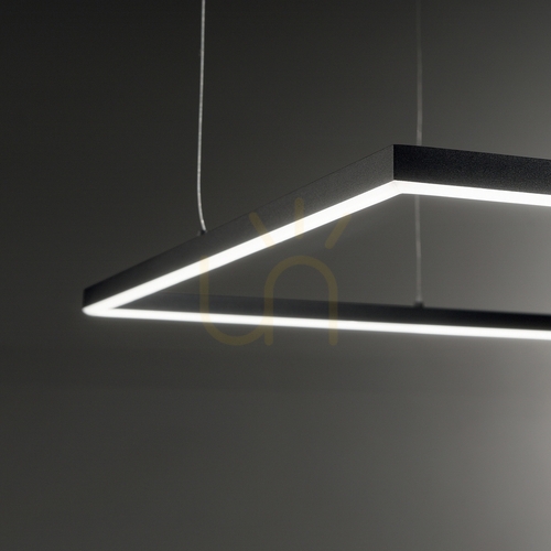 Kontrollera Pendellampa Ideallux Oracle Slim D070 svart LED 3000K 70 cm 259185