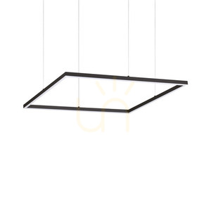 Pendellampa Ideallux Oracle Slim D070 svart LED 3000K 70 cm 259185 small 0