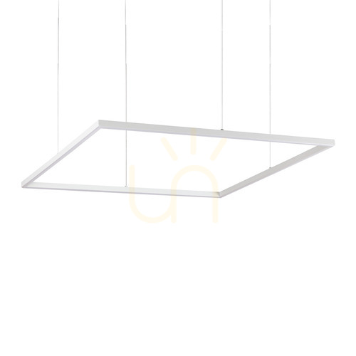 Kontrollera Pendellampa Ideallux Oracle Slim D090 Square vit 3000K 259192