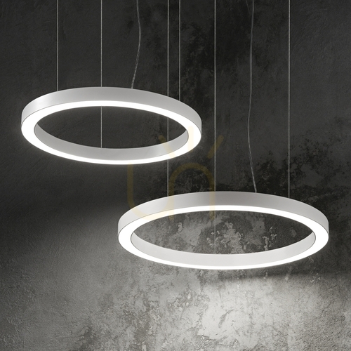 Kontrollera Pendellampa Ideallux Oracle SP D50 svart LED 50 cm 222097