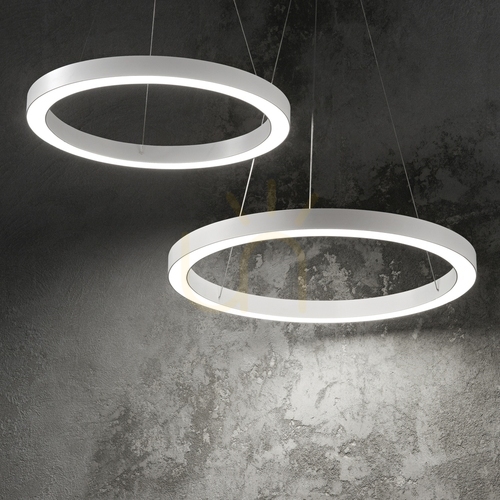 Kontrollera Pendellampa Ideallux Oracle SP D60 vit LED 33W 211398