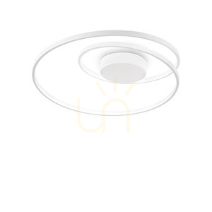 Plafond Ideallux OZ BIANCO vit LED 60 cm 47W 253688 small 0