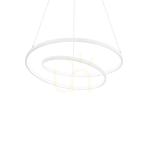 Kontrollera Pendellampa Ideallux OZ D60 vit LED 3000K 253671