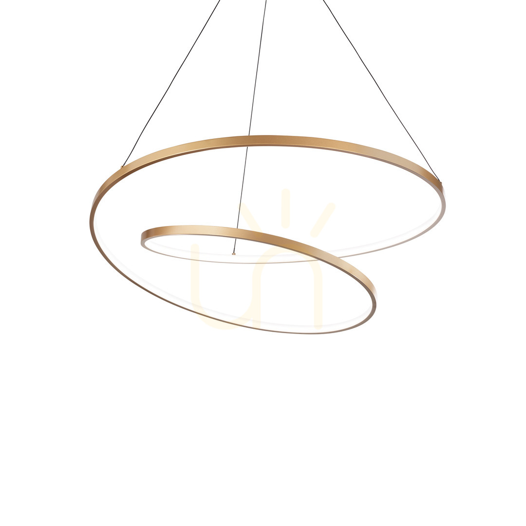 Kontrollera Pendellampa Ideallux OZ SP D60 mässing LED 60 cm 269443 Pendellampa Ideallux OZ SP D60 mässing LED 60 cm 269443