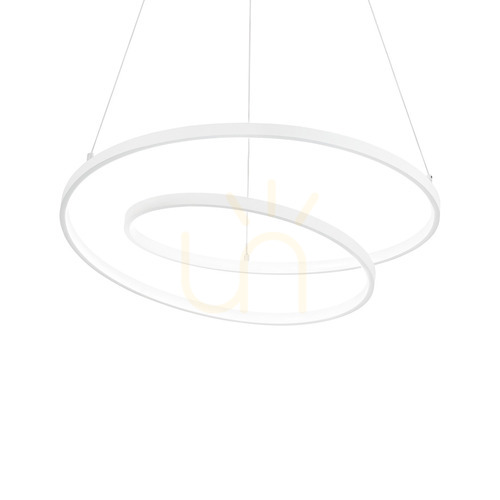 Kontrollera Pendellampa Ideallux OZ SP D80 ON-OFF vit 80 cm 253664