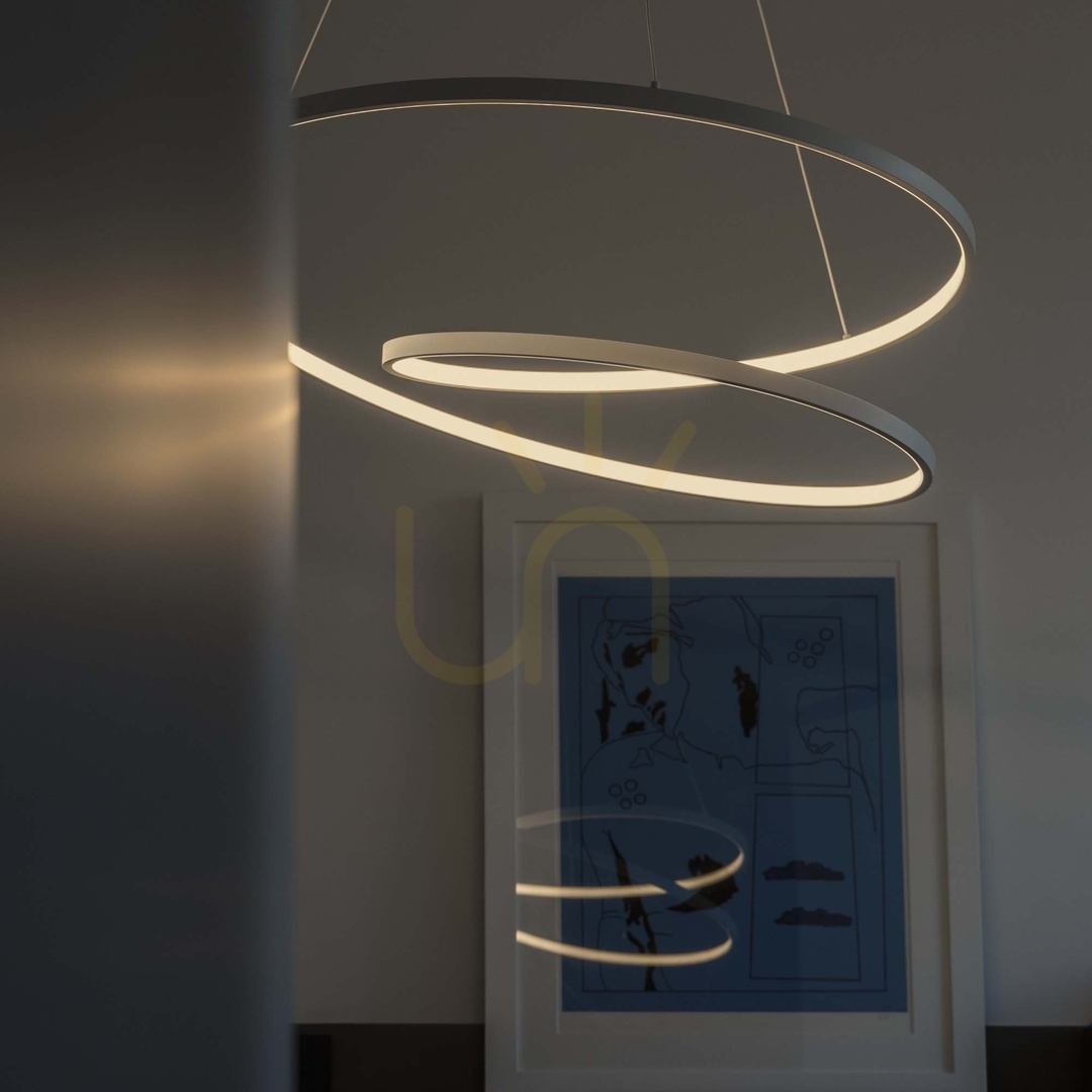 Kontrollera Pendellampa Ideallux OZ D80 svart LED 3000K 52W 269450 Pendellampa Ideallux OZ D80 svart LED 3000K 52W 269450