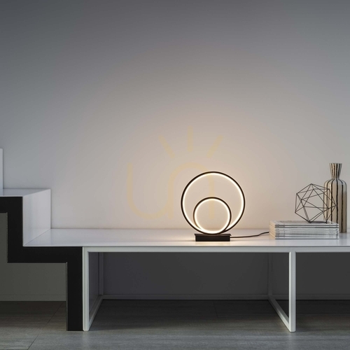 Kontrollera Bordslampa Ideallux OZ mässing LED 22W dimbar 3000K 269498