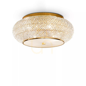 Plafond Ideallux Pasha PL14 Cromo krom kristall 65 cm 164991 2 Plafond Ideallux Pasha PL14 Cromo krom kristall 65 cm 164991 small 2